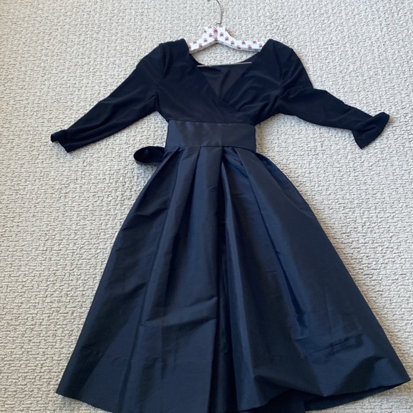 Fit and Flare Dress with Pockets - Picture 3 of 10